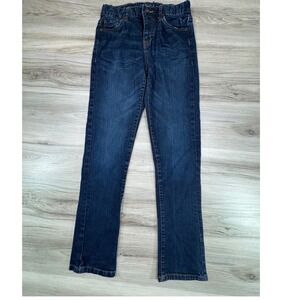 Lucky Brand‎ Boys Authentic Skinny Jeans Dark Wash Blue Size 14 Adjustable Waist